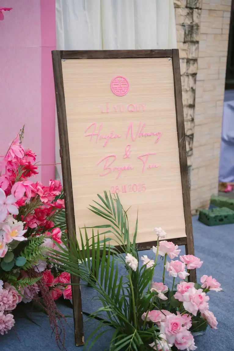 Lễ Vu Quy Tropical Hồng Xanh — Nhung & Bryan | Luvia Concept & Decor